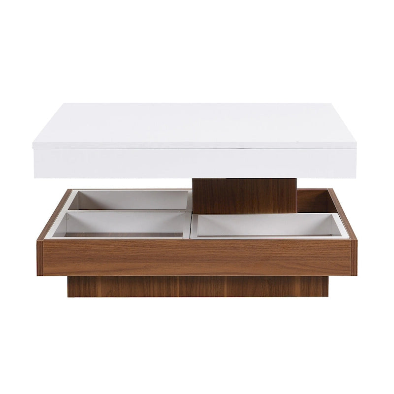 Table basse rotative à 360 degrés