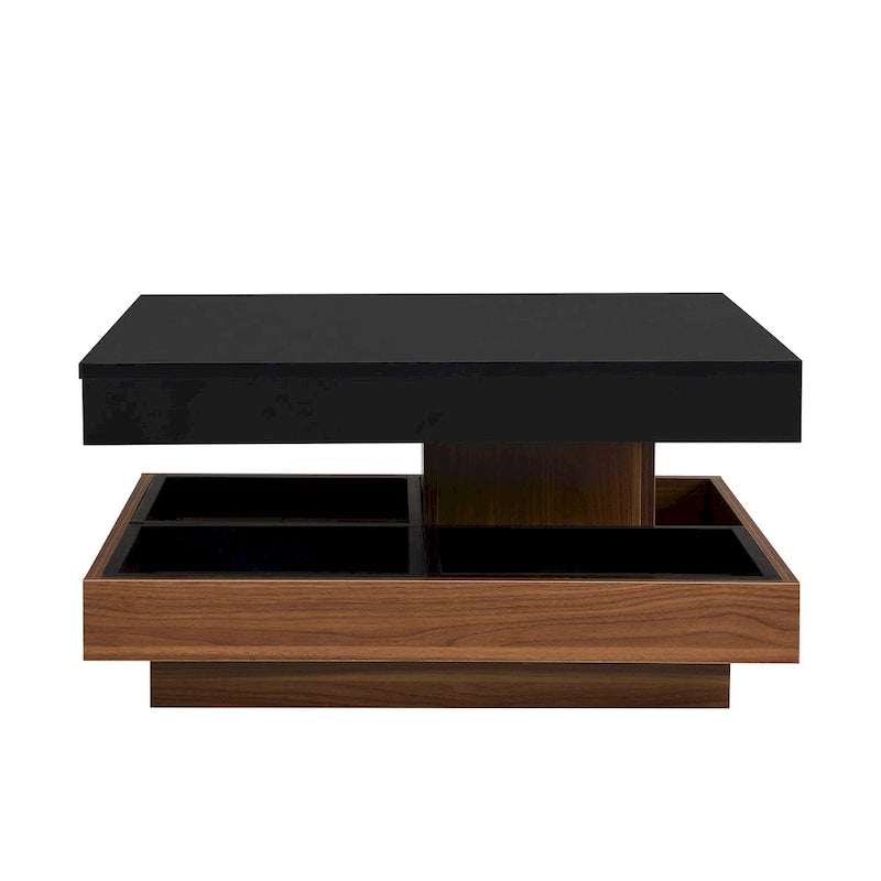 Table basse rotative à 360 degrés