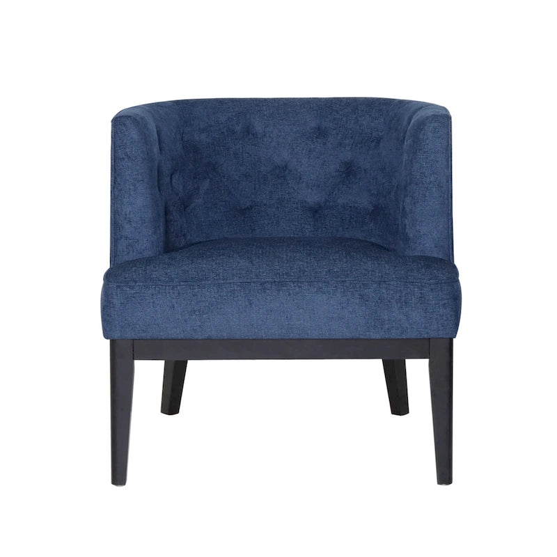 Fauteuil d'appoint capitonné en tissu ou en similicuir