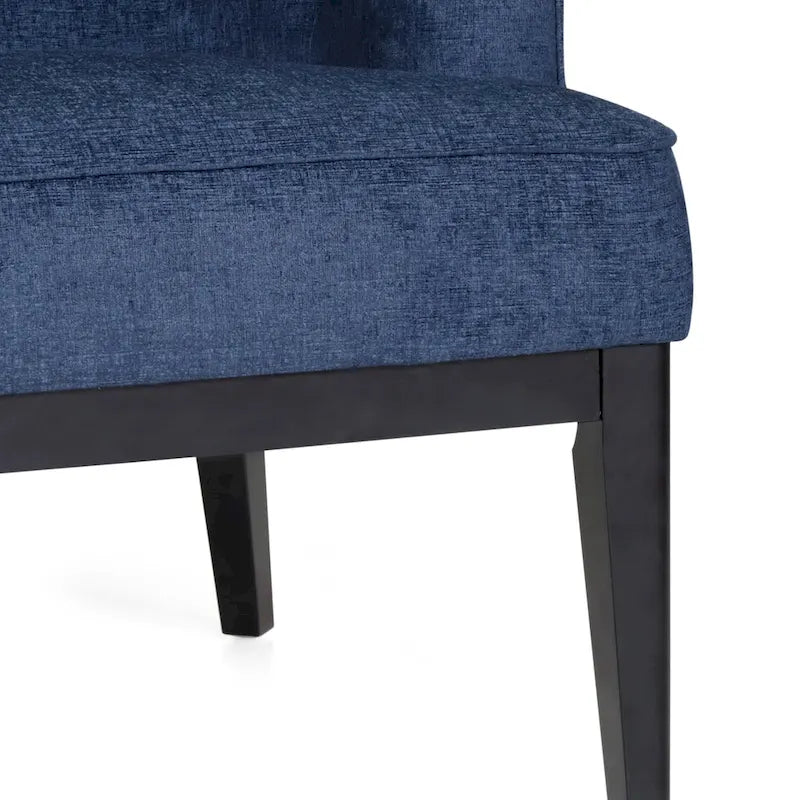 Fauteuil d'appoint capitonné en tissu ou en similicuir
