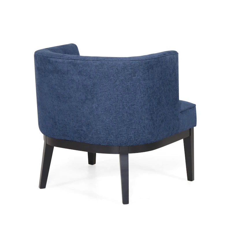 Fauteuil d'appoint capitonné en tissu ou en similicuir