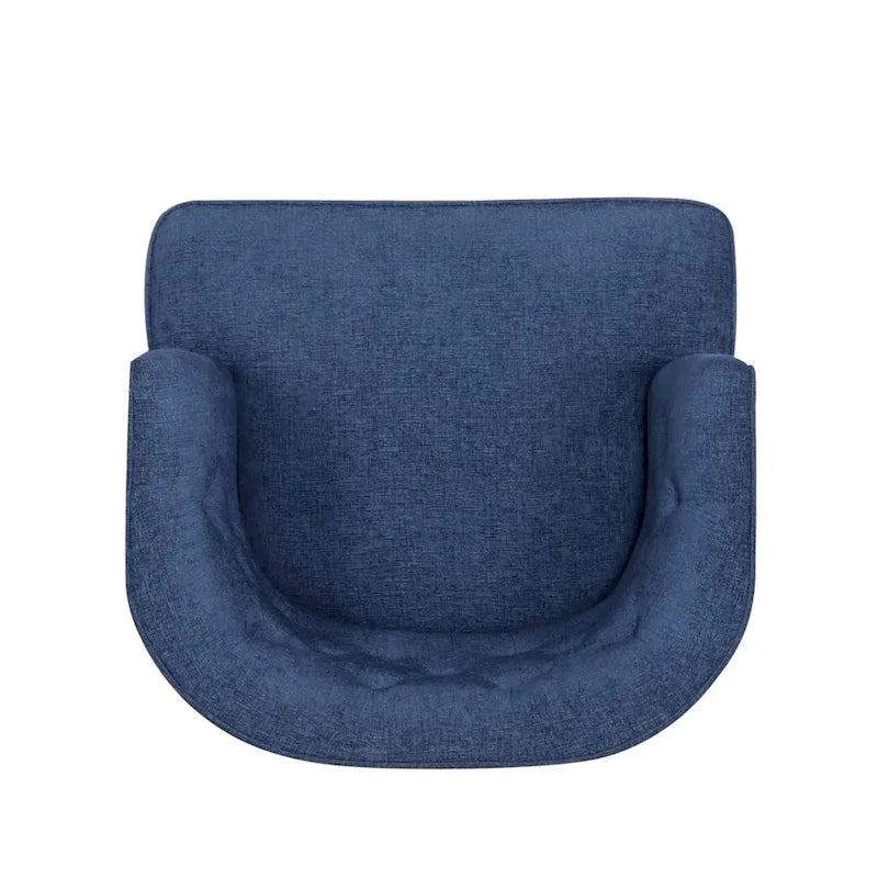 Fauteuil d'appoint capitonné en tissu ou en similicuir