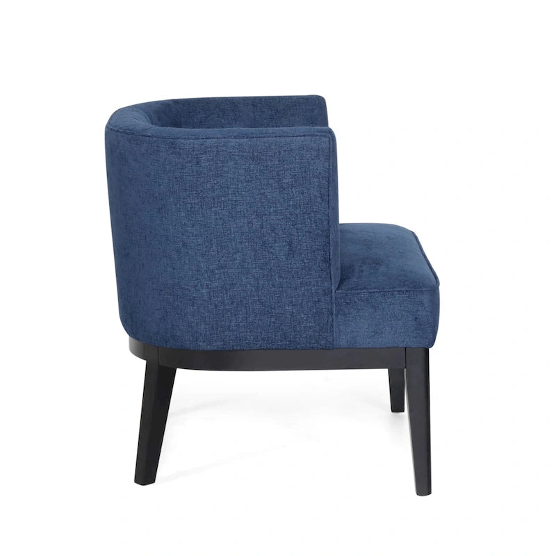Fauteuil d'appoint capitonné en tissu ou en similicuir
