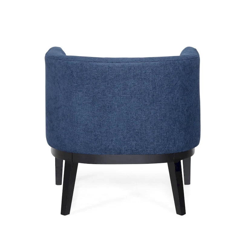 Fauteuil d'appoint capitonné en tissu ou en similicuir