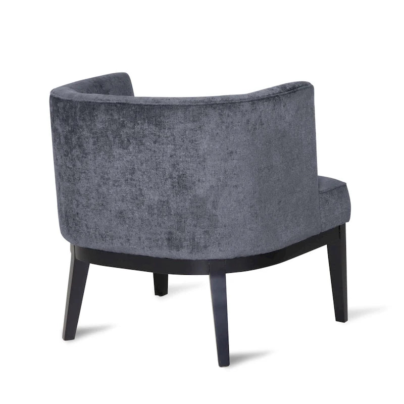 Fauteuil d'appoint capitonné en tissu ou en similicuir
