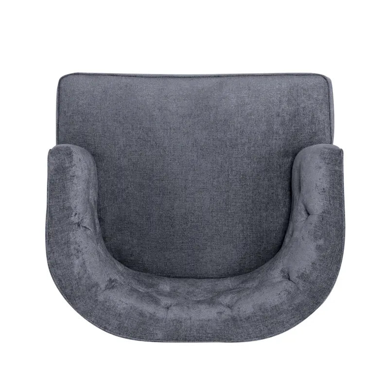 Fauteuil d'appoint capitonné en tissu ou en similicuir
