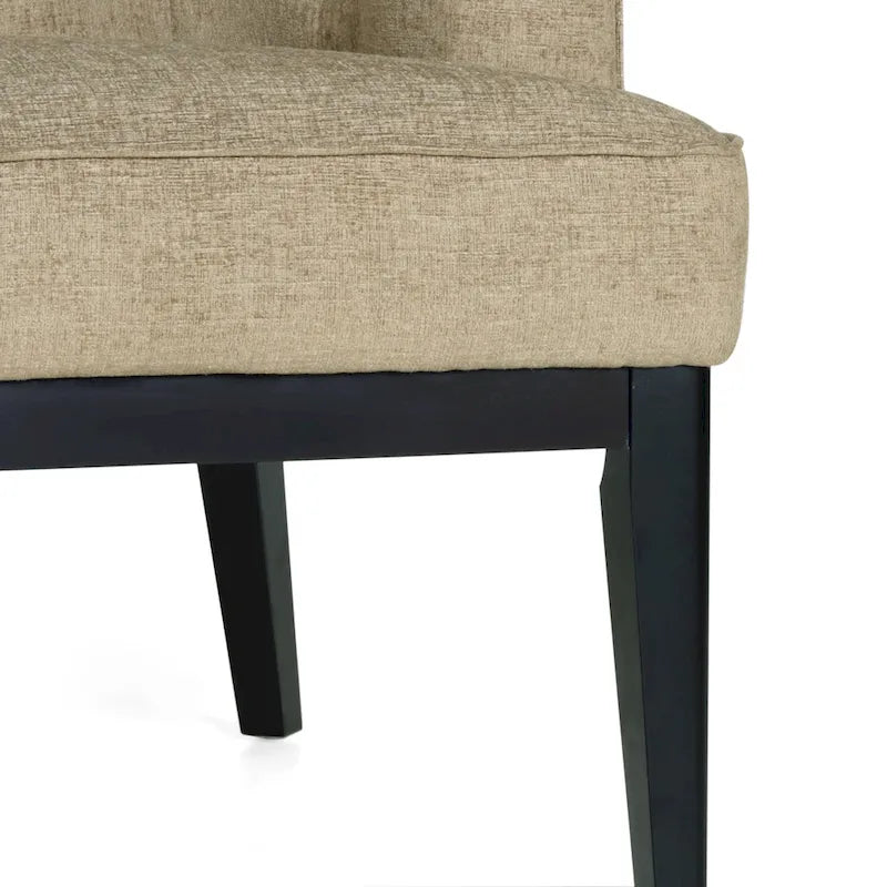 Fauteuil d'appoint capitonné en tissu ou en similicuir