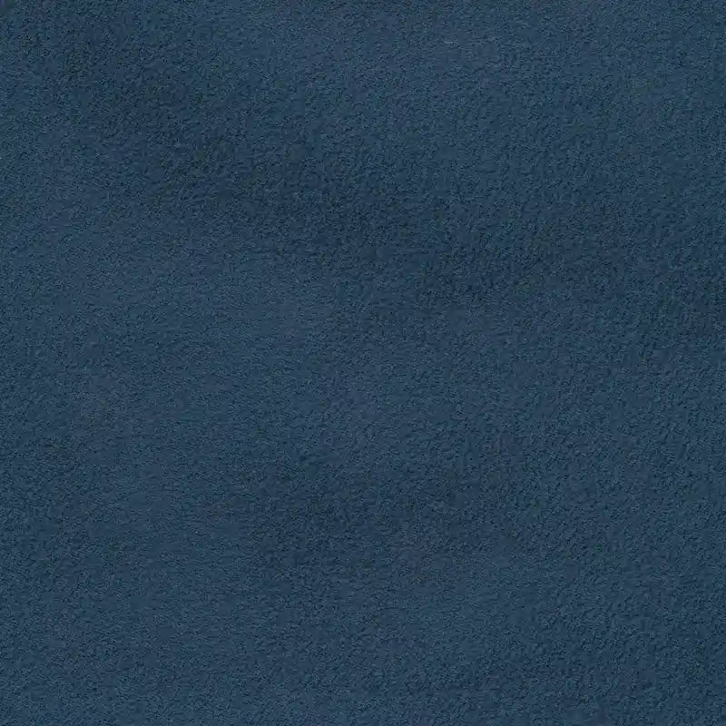 Causeuse en microfibre bleu marine avec coussins décoratifs