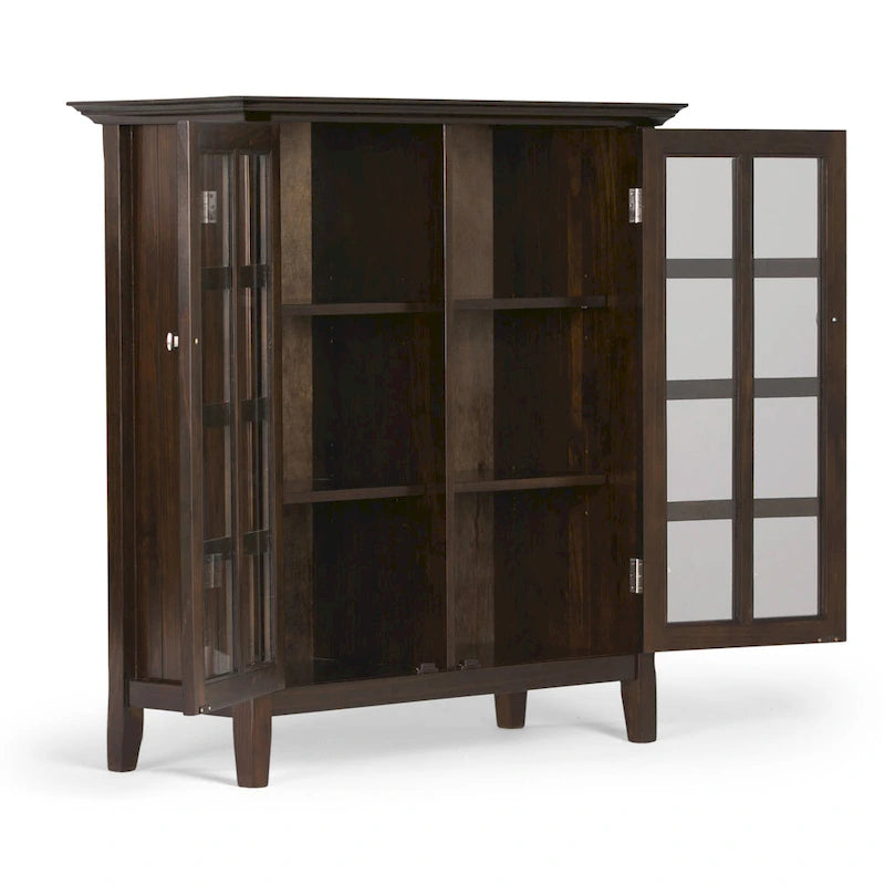 Armoire de rangement en bois massif de 39 pouces — L39 x P17 x H42,2