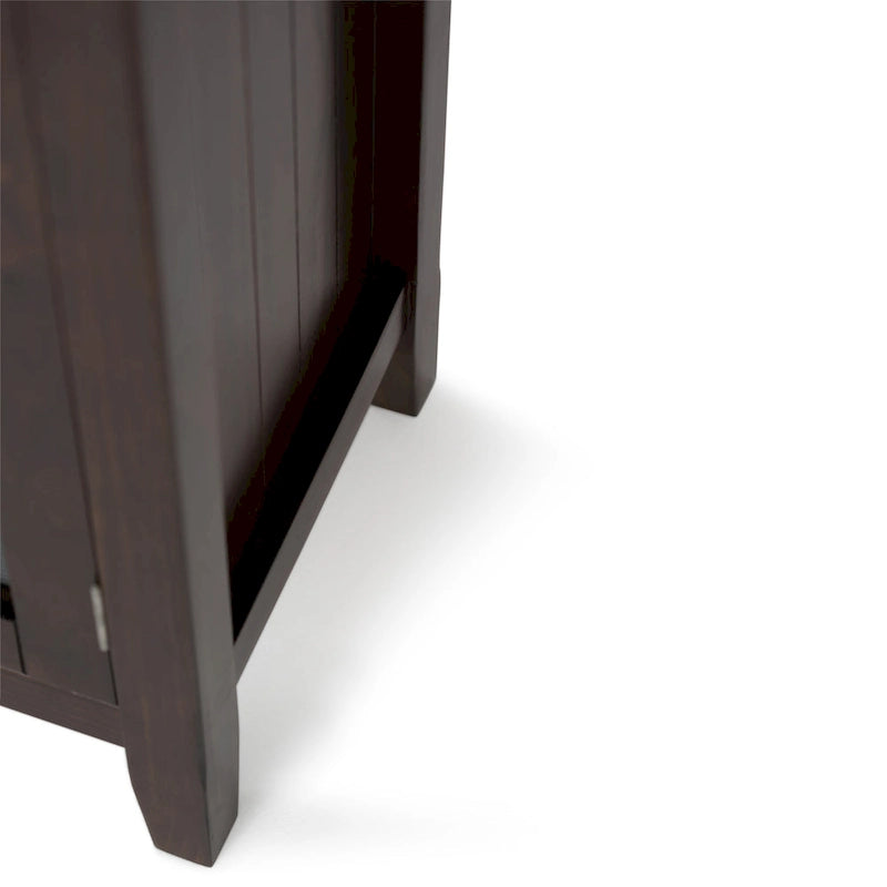 Armoire de rangement en bois massif de 39 pouces — L39 x P17 x H42,2