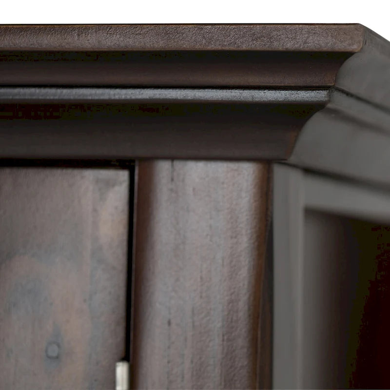 Armoire de rangement en bois massif de 39 pouces — L39 x P17 x H42,2