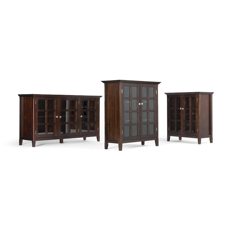Armoire de rangement en bois massif de 39 pouces — L39 x P17 x H42,2