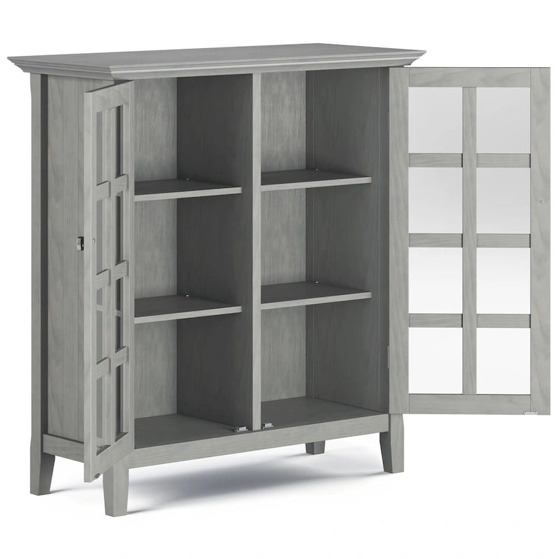 Armoire de rangement en bois massif de 39 pouces — L39 x P17 x H42,2