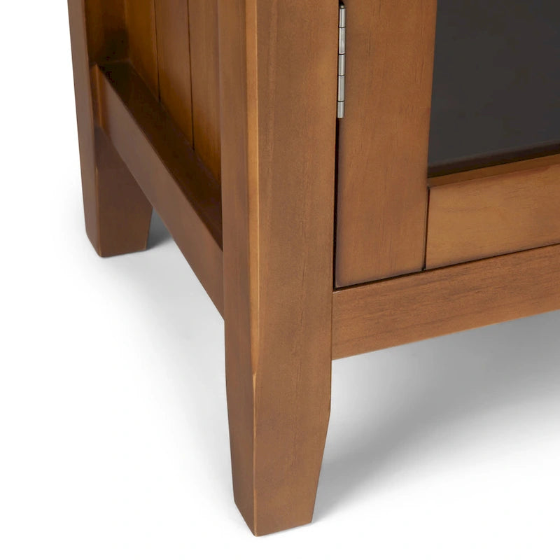 Armoire de rangement en bois massif de 39 pouces — L39 x P17 x H42,2