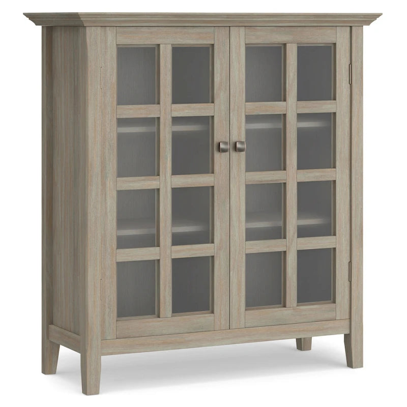 Armoire de rangement en bois massif de 39 pouces — L39 x P17 x H42,2