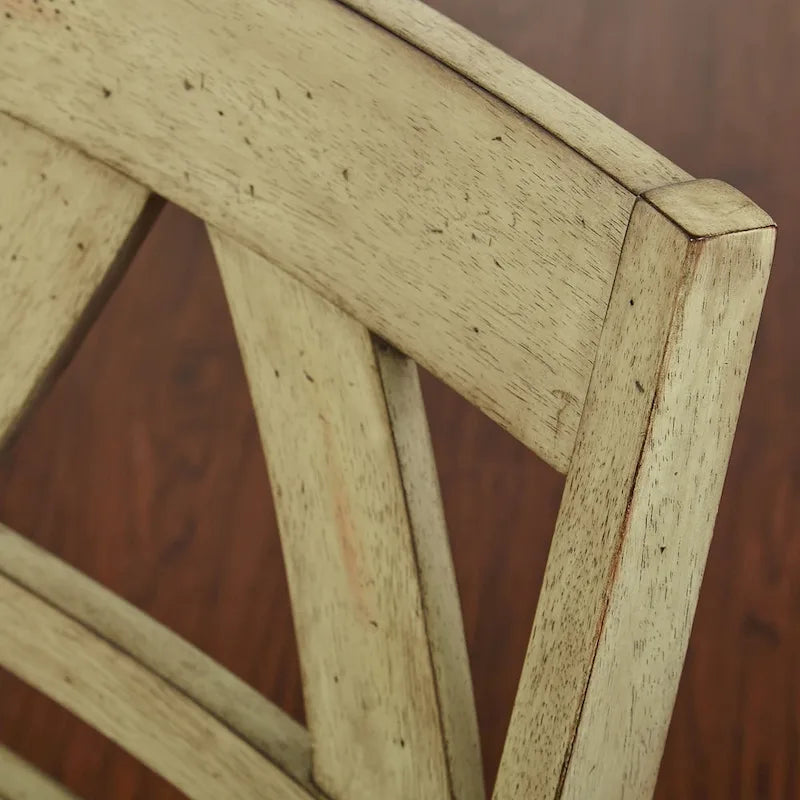 Chaises de salle à manger rustiques vintage (lot de 2)