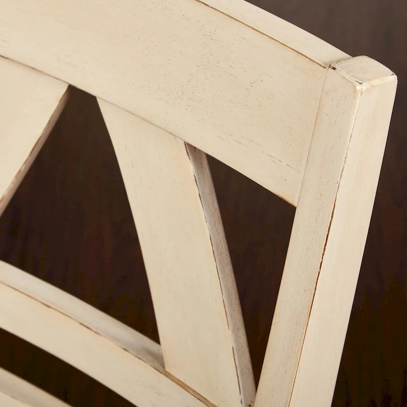 Chaises de salle à manger rustiques vintage (lot de 2)