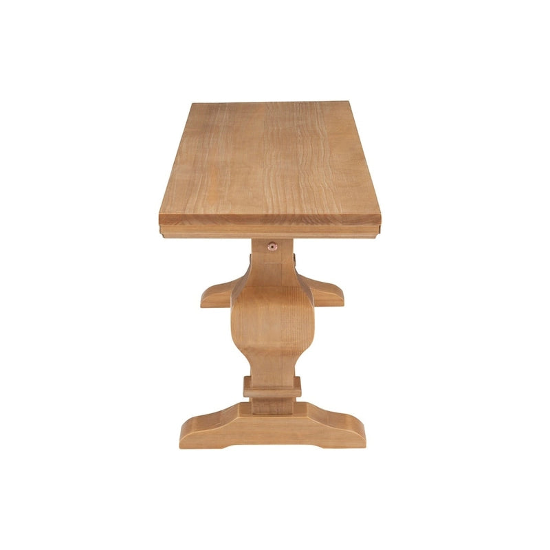 Chaise et banc de salle à manger en bois massif