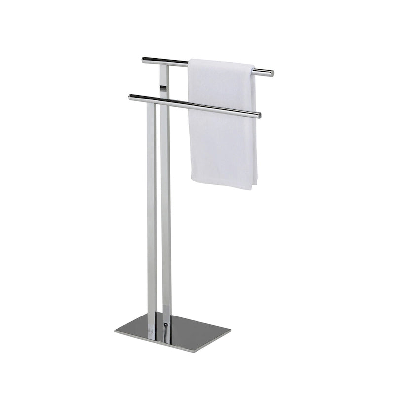 Porte-serviettes autoportant pour salle de bain