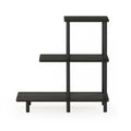 Table d'appoint à 3 niveaux pour canapé – Espresso/Noir