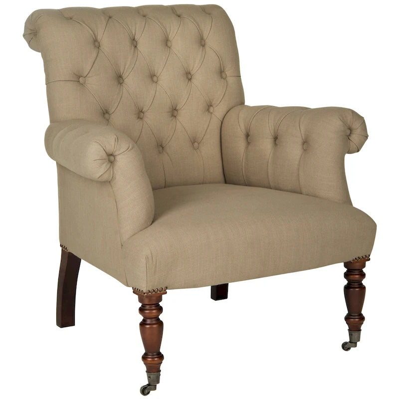 Fauteuil Club — Taupe Authentique — 83,1 x 86,1 x 89,9 cm — L84 x P86 x H89 cm