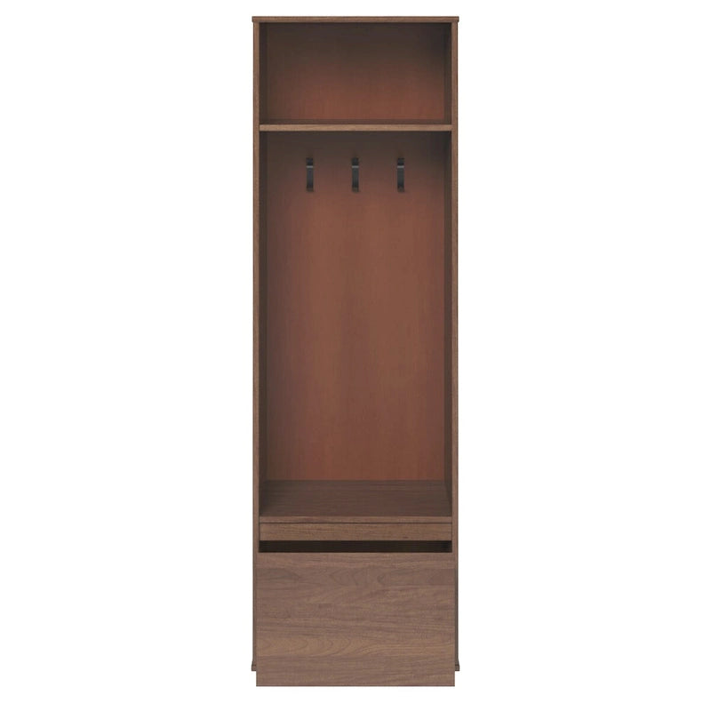 Porte-manteau d'entrée Mid-Century Modern (avec un tiroir)