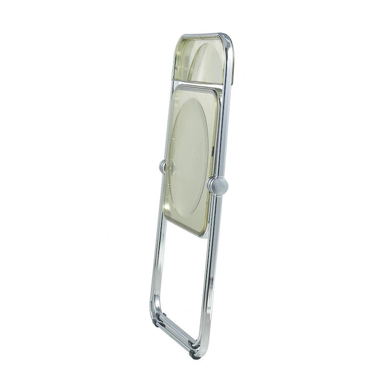 Chaises pliantes de salle à manger (piètement chromé) — Lot de 4