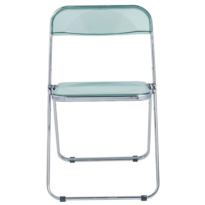 Chaises pliantes de salle à manger (piètement chromé) — Lot de 4