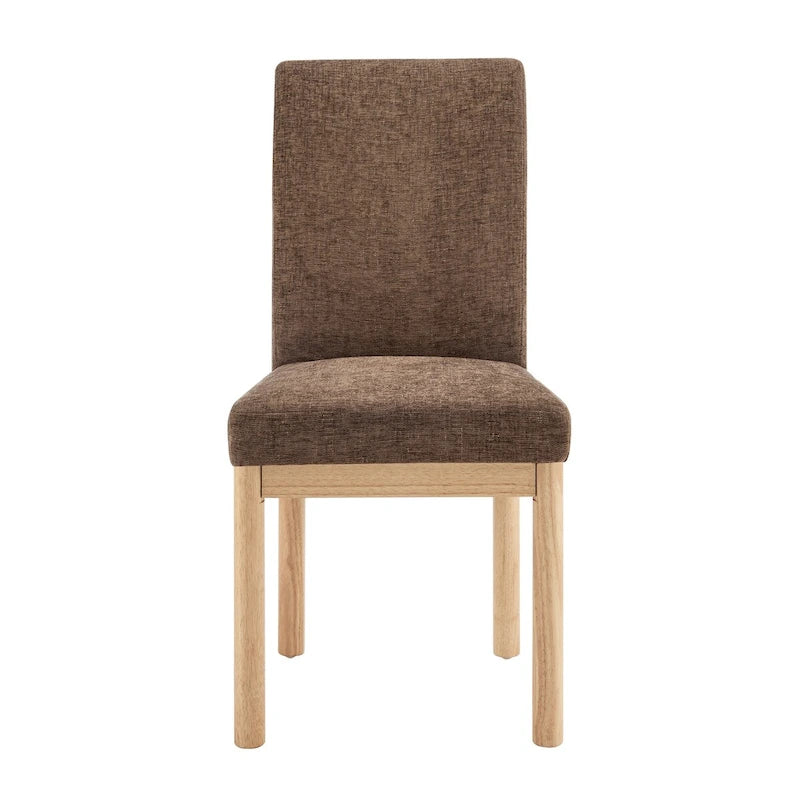 Chaises de salle à manger (lot de 2) dossier bas/dossier haut