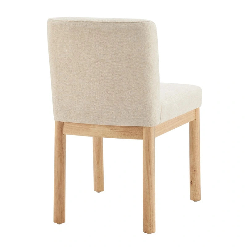 Chaises de salle à manger (lot de 2) dossier bas/dossier haut