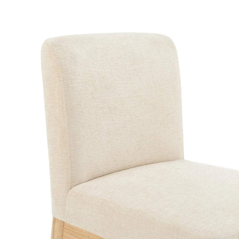 Chaises de salle à manger (lot de 2) dossier bas/dossier haut