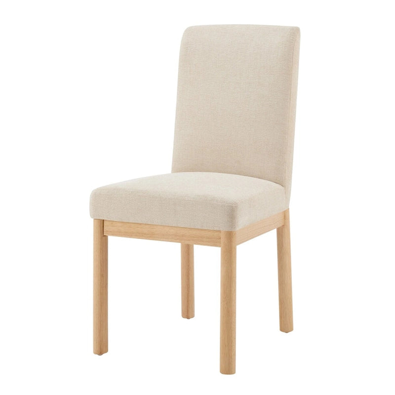 Chaises de salle à manger (lot de 2) dossier bas/dossier haut