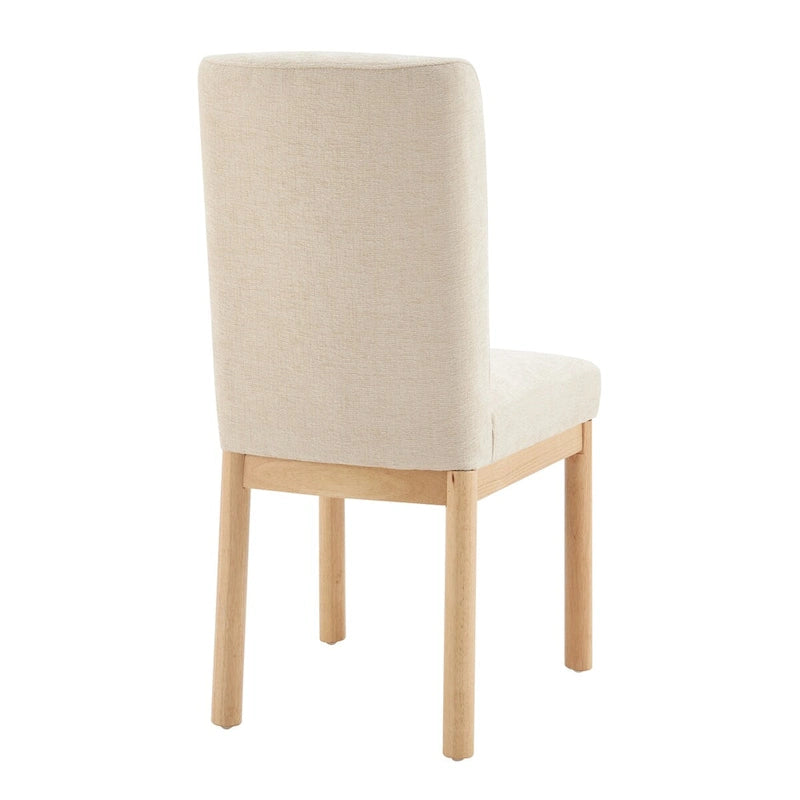 Chaises de salle à manger (lot de 2) dossier bas/dossier haut