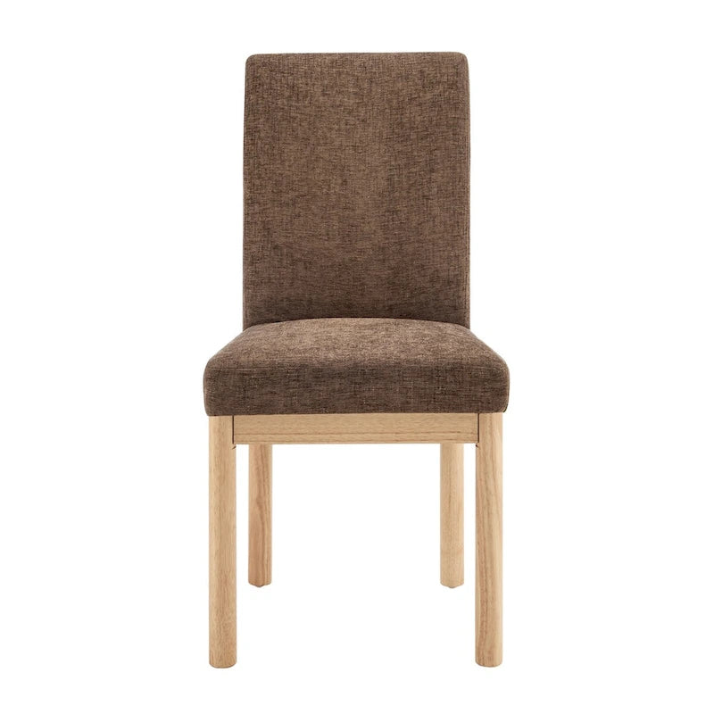 Chaises de salle à manger (lot de 2) dossier bas/dossier haut
