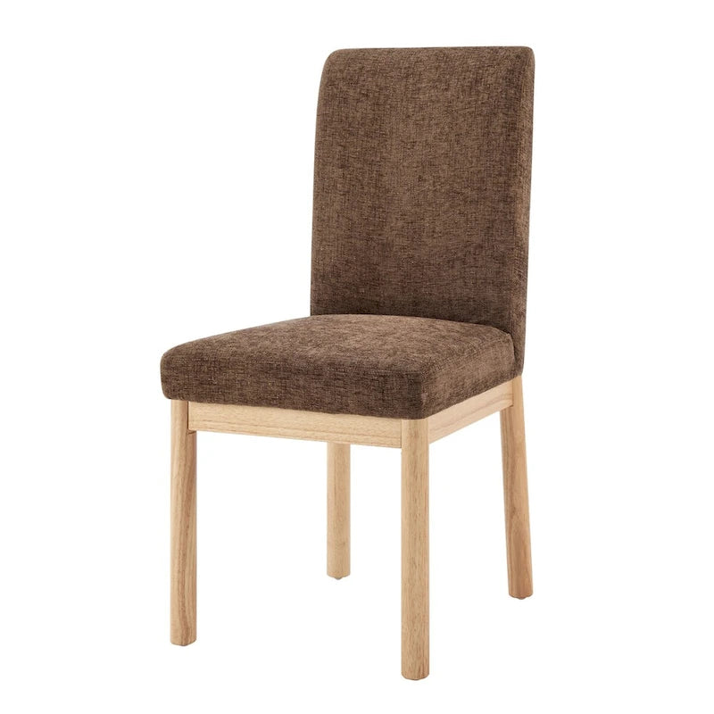 Chaises de salle à manger (lot de 2) dossier bas/dossier haut