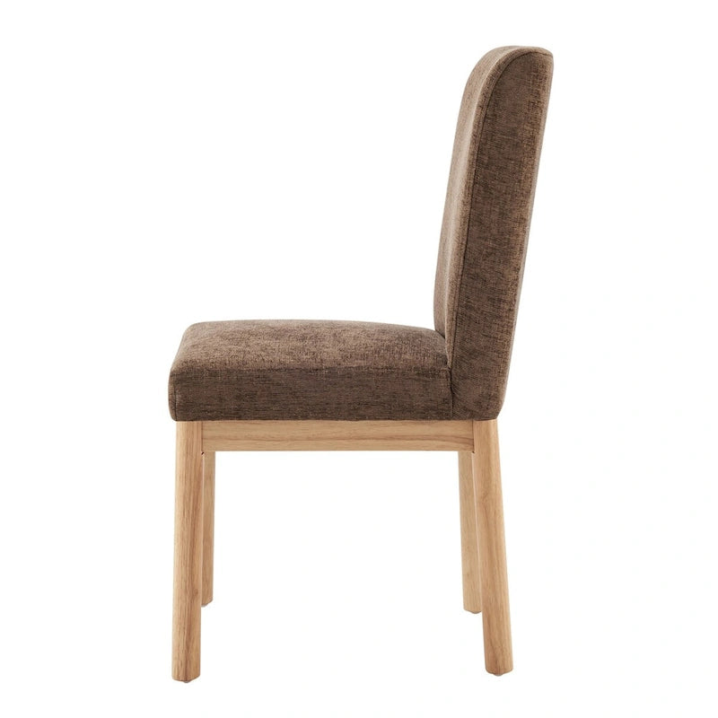 Chaises de salle à manger (lot de 2) dossier bas/dossier haut