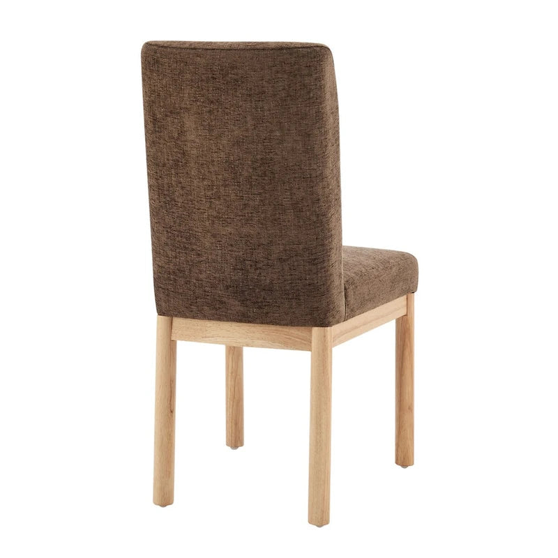 Chaises de salle à manger (lot de 2) dossier bas/dossier haut