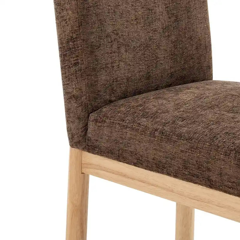 Chaises de salle à manger (lot de 2) dossier bas/dossier haut